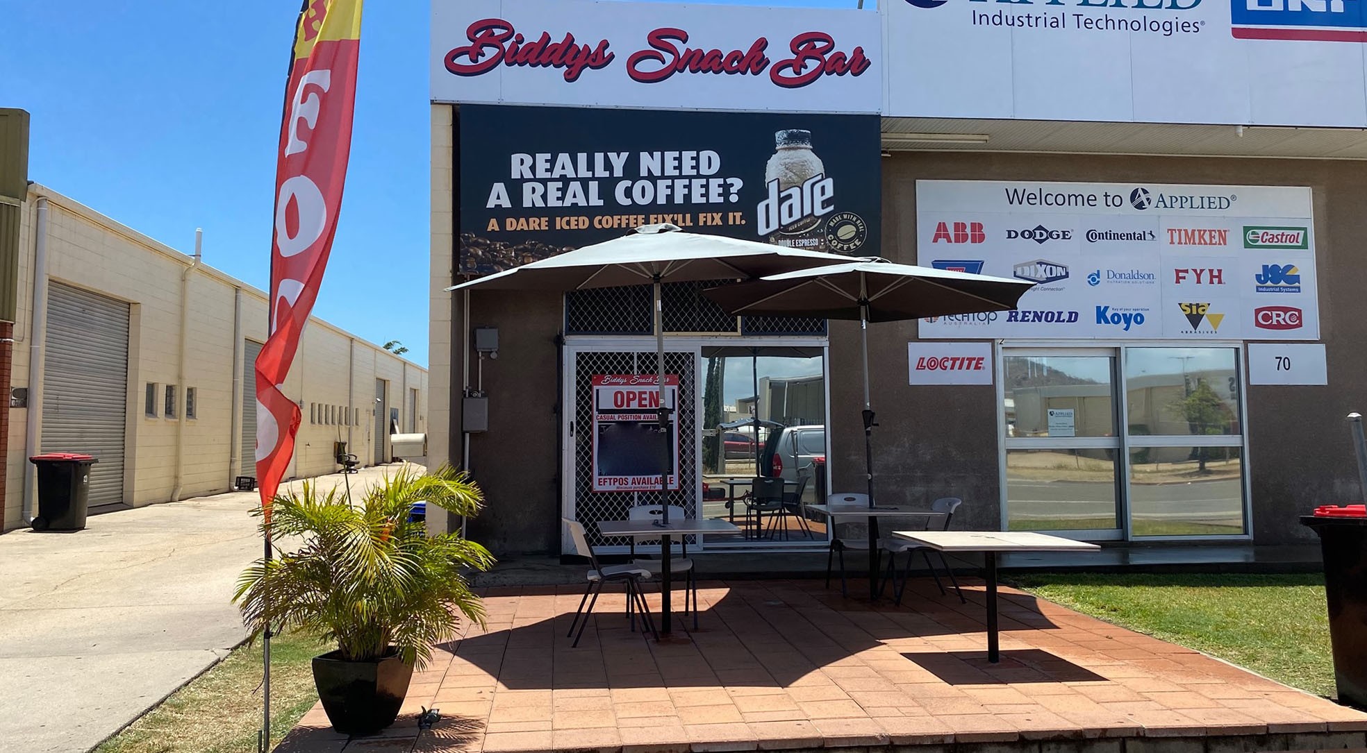 Biddy's Snack Bar, Industrial Takeaway, High Profits