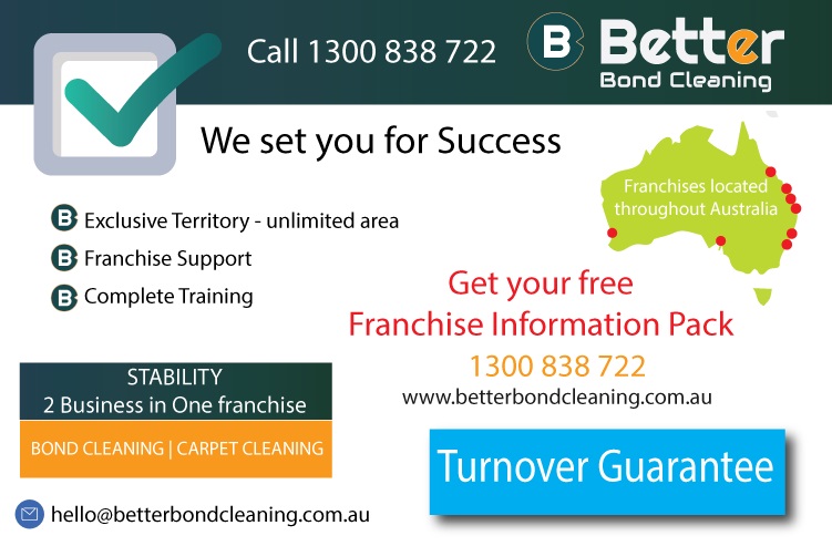 Better Bond Cleaning-Franchise-MelbourneBusiness For Sale