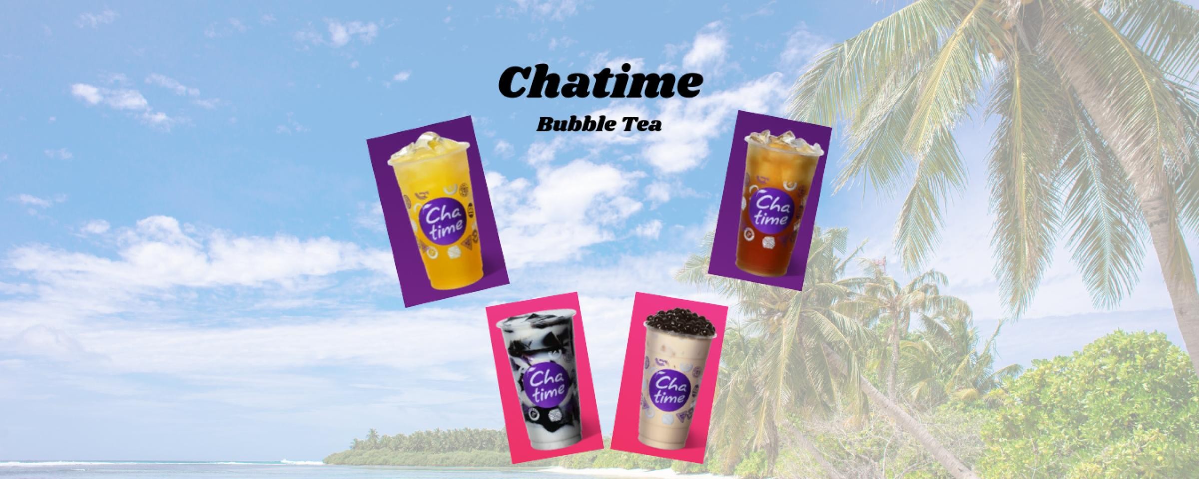 Chatime franchise bubble tea shop nearby city for sale at plant...