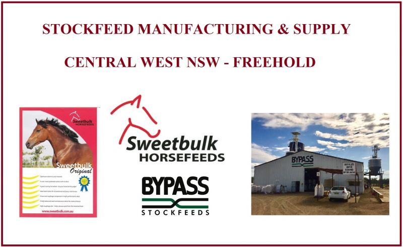 STOCKFEED MANUFACTURING & SUPPLY - CENTRAL...Business For Sale