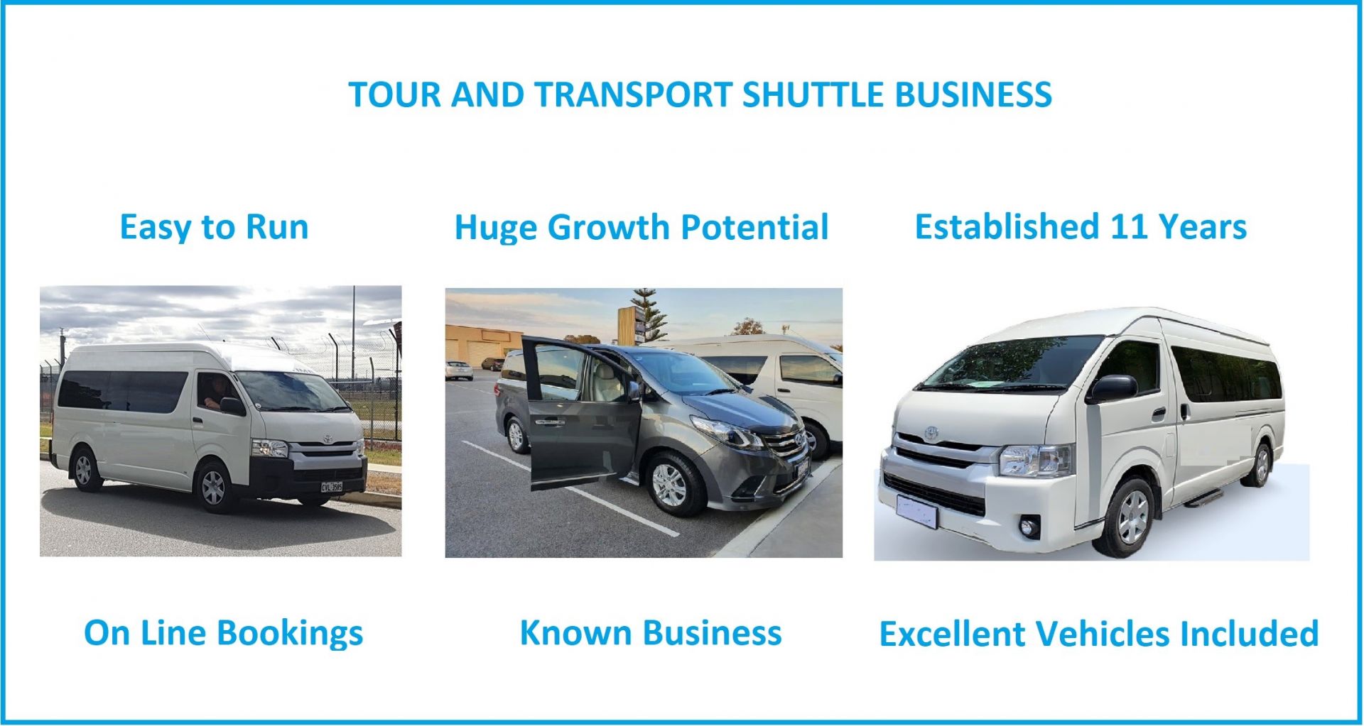 TOUR AND TRANSPORT SHUTTLE BUSINESS PERTH...Business For Sale